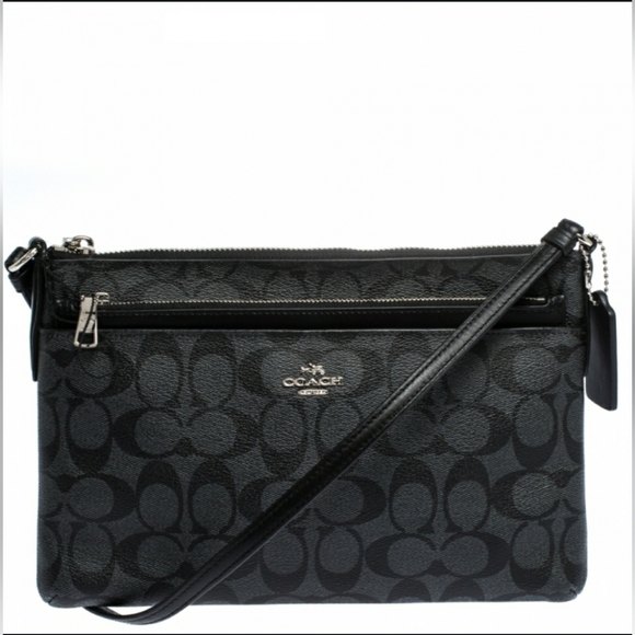 COACH DESIGNER SIGNATURE MONOGRAM CROSSBODY PURSE HANDBAG - Picture 2 of 7